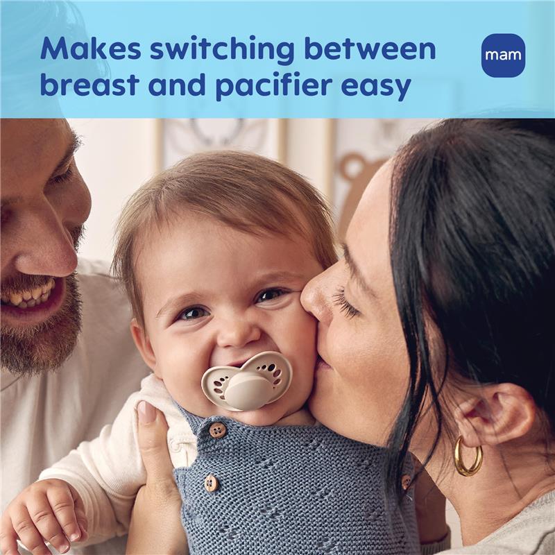 MAM 2Pk Original Matte Baby Pacifiers 6/16M Image 5
