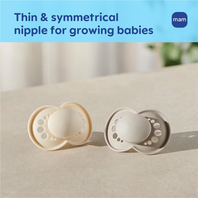 MAM 2Pk Original Matte Baby Pacifiers 6/16M Image 6