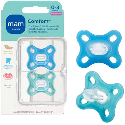 Mam 2Pk Pacifier Comfort Assorted 0/3M Image 1