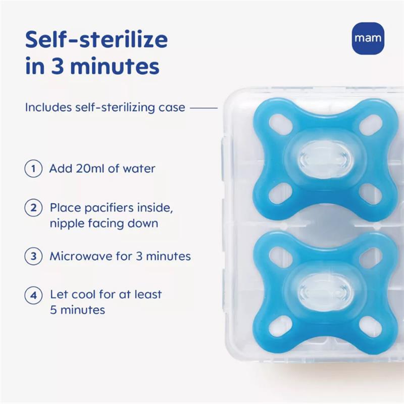 Mam 2Pk Pacifier Comfort Assorted 0/3M Image 6