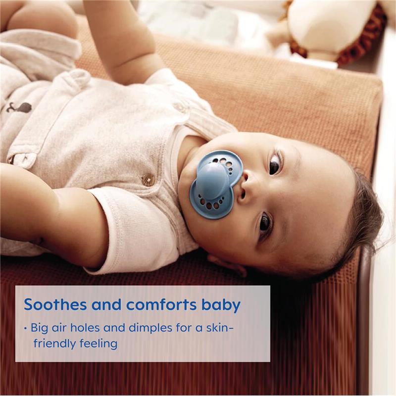 Mam - 3Pk Boy Original Day & Night Baby Pacifier, 6/16M Image 3