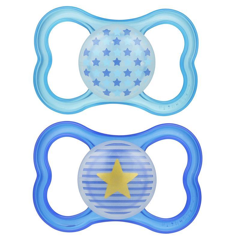 MAM Air Night Orthodontic Pacifier,2 Pack, Boy, 6+ Months Image 1