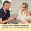 Mam - 2Pk Air Night Baby Pacifiers for Sensitive Skin Girl, Glows in The Dark, 6/16M Image 5