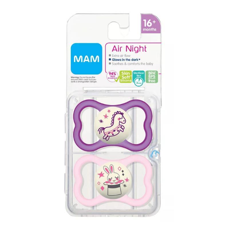 Mam - Air Night Pacifier 16+ Months, Girl Image 2
