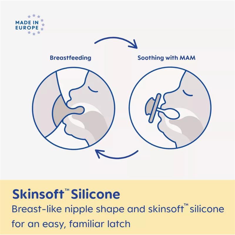 Mam - 2Pk Air Night Pacifier Girl, 16M+ Image 5