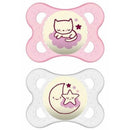 Mam - 2Pk Air Night Pacifier Assorted Blue/Green/Pink Image 3