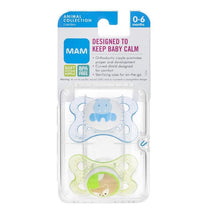 Mam Animals 0-6M Pacifiers, Colors May Vary, 2-Pack Image 2