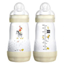 Mam - 2Pk Baby Bottles Anti Colic 9Oz, White Image 1