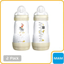 Mam - 2Pk Baby Bottles Anti Colic 9Oz, White Image 3