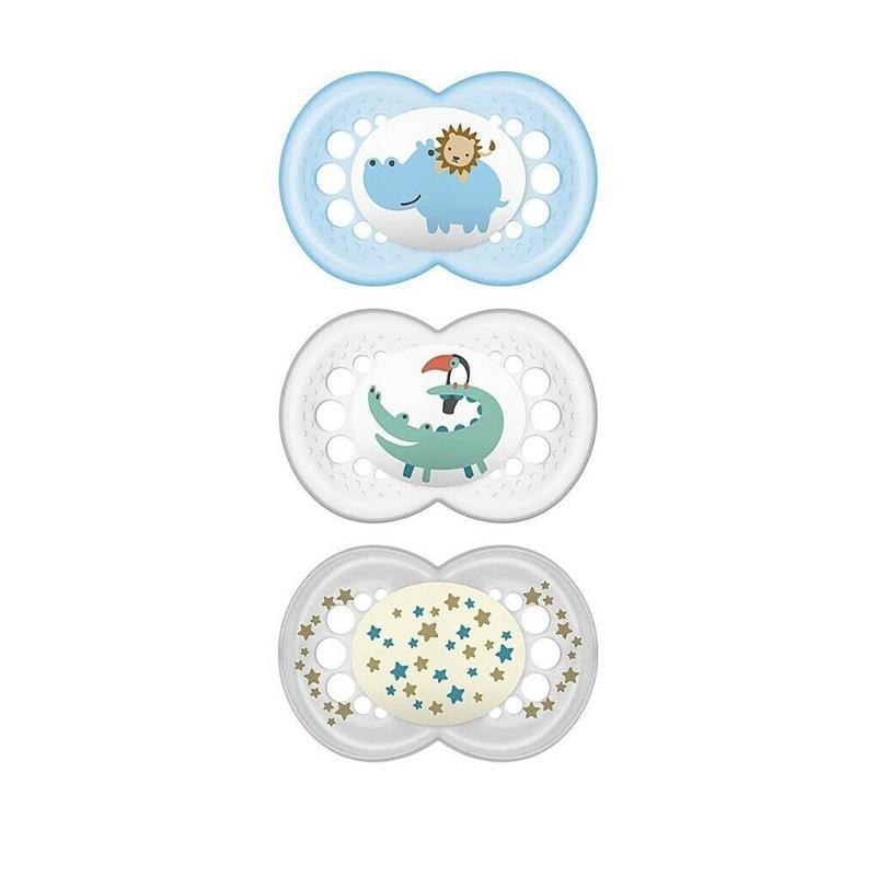 MaM Baby Day & Night Ortho 3 Pack Pacifiers 6+M Image 1