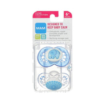 Mam Boys' Clear Pacifiers, 6M+ Image 2