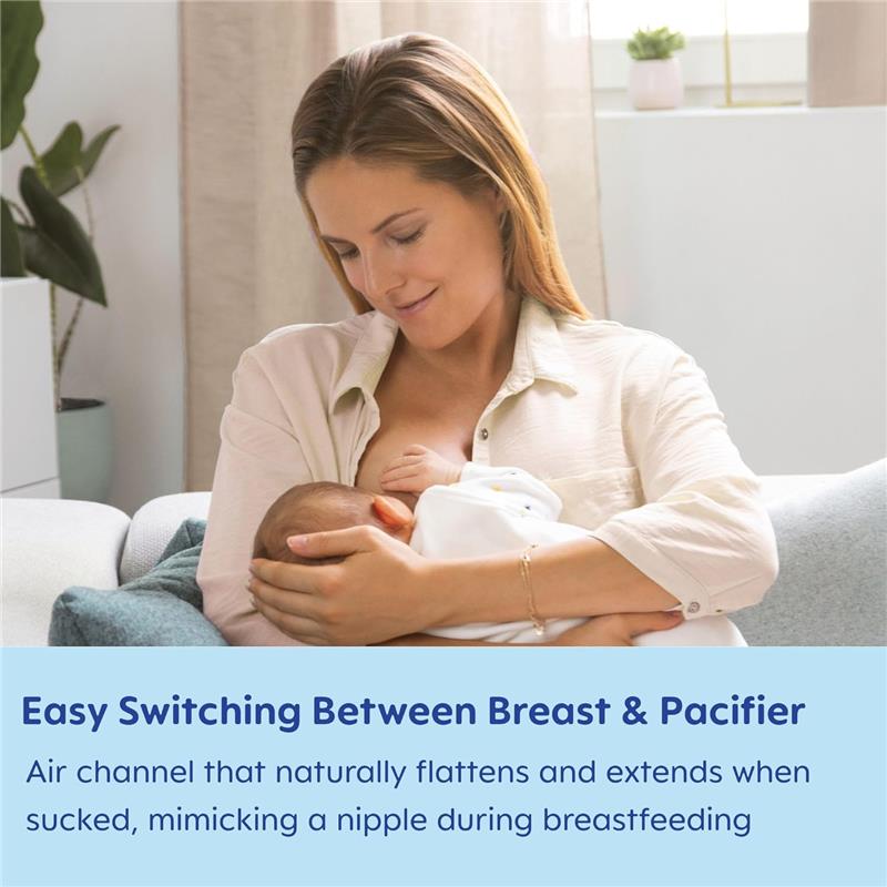 Mam - 2Pk Original Night Pacifiers Glows in The Dark Boy, 0/6M Image 3