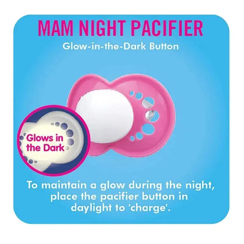 Mam Boys' Night Pacifiers, 6M+ Image 4