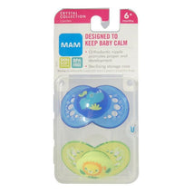 Mam Crystal Orthodontic Pacifier Set 6M+, Colors May Vary, 2-Pack Image 1