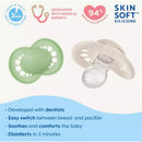 Mam - 3Pk Day & Night Pacifier Girl, 6/16M Image 2
