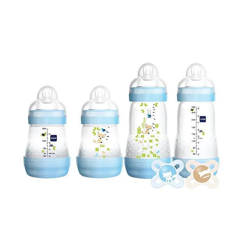 Mam Feed and Soothe Gift Set, 6-Piece Baby Bottle & Pacifier Set, Colors May Vary Image 5