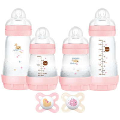 Mam - 6Pk Feed & Soothe Feeding Set Girl, 0/3M Image 1