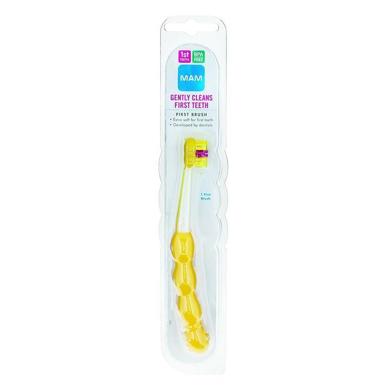 Mam First Tooth Brush 6+M - Colors May Vary, 1-Pack Image 5