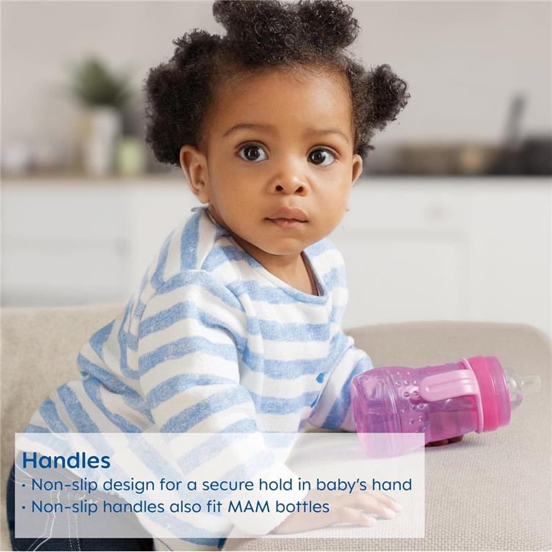 Mam - 8 Oz Trainer Sippy Cup Girl, 4M+ Image 3