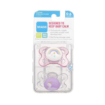 Mam Girls' Clear Pacifiers, 0-6M Image 2