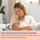 Mam - 2Pk Mini Air Pacifier Sensitive Skin Girl, 0/6M Image 5