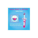 MAM Learn to Brush Baby Toothbrush Set 5+M - Pink Image 5