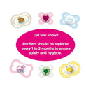 Mam Love & Affection Pacifier 2Ct - Daddy 0 - 6 M Girl Image 11
