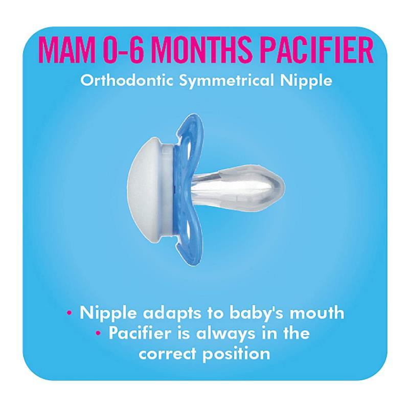 Mam Love & Affection Pacifier 2Ct - Mommy 0 - 6 M Girl Image 5
