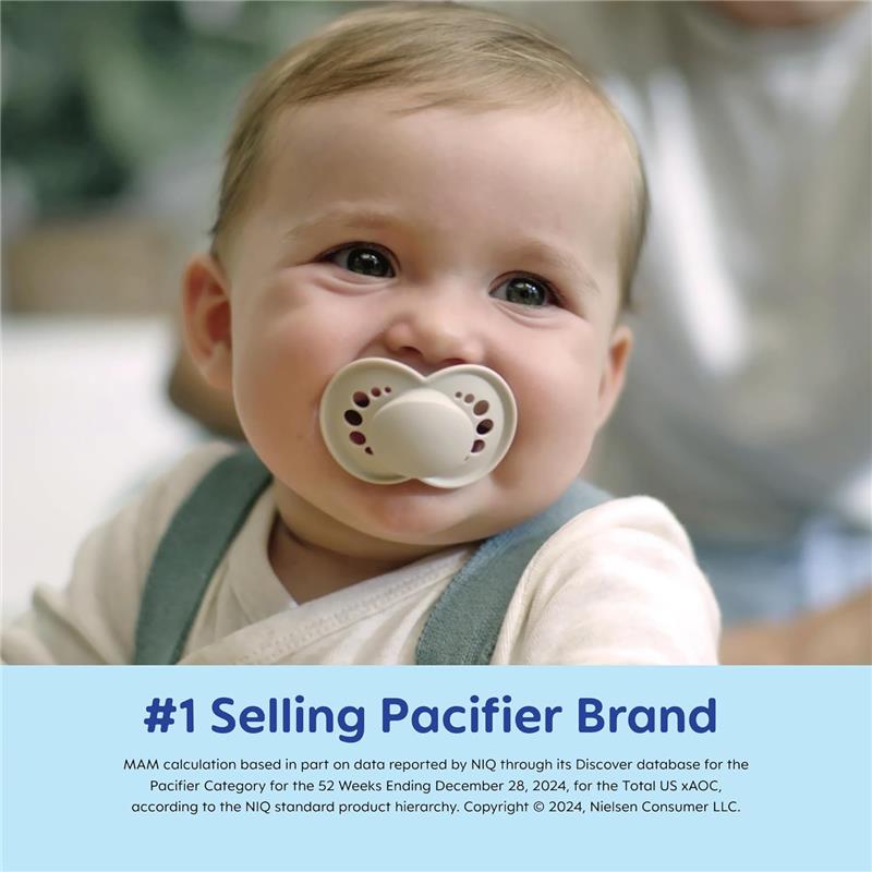 Mam - 2Pk Pacifier Matte Deco Girl, 6/16M Image 7