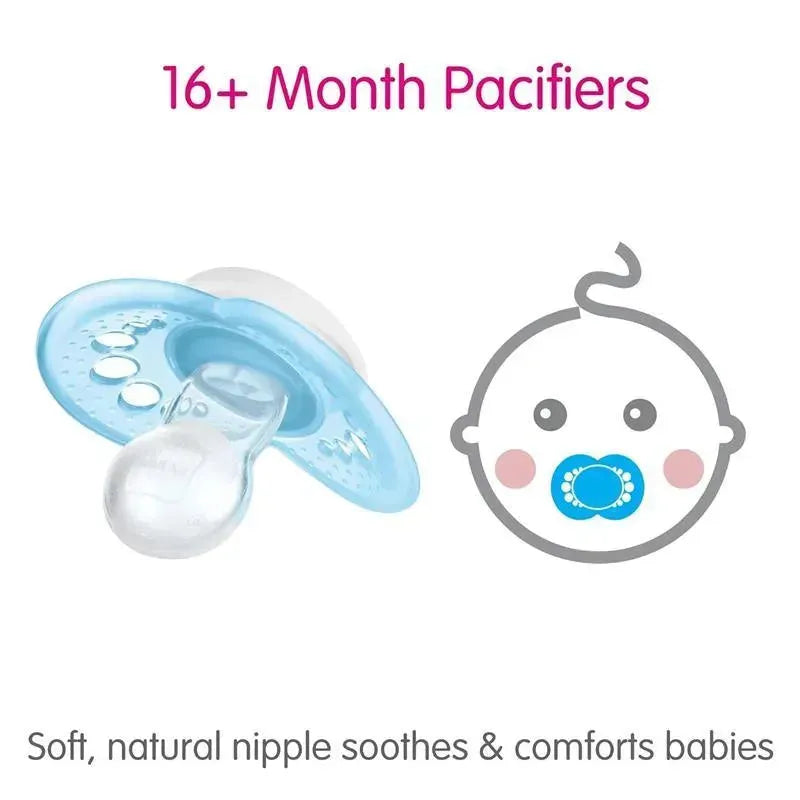 Mam - Matte Non- Deco Pacifier 16+ Months, Boy Image 2