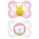 MAM Mini Air Mam Sensitive Skin Pacifier & Sterilizing Case,2pk Image 1