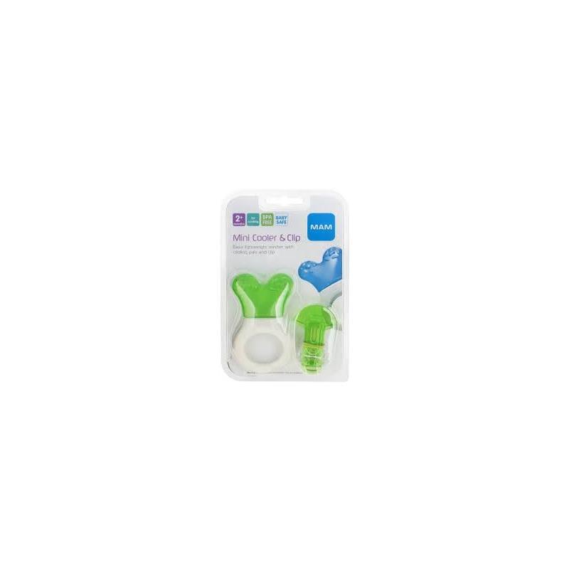 Mam Mini Cooler Teether With Clip Assorted Pink/Blue/Green Image 5