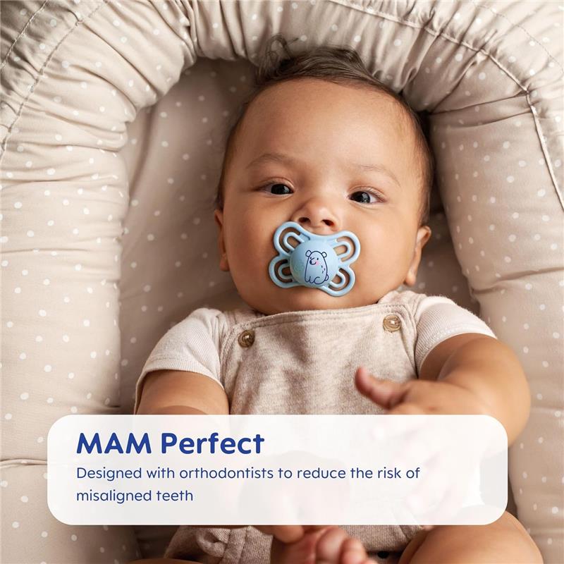 Mam - 3Pk Newborn Variety Pack Unisex Pacifier, 0/3M Image 3