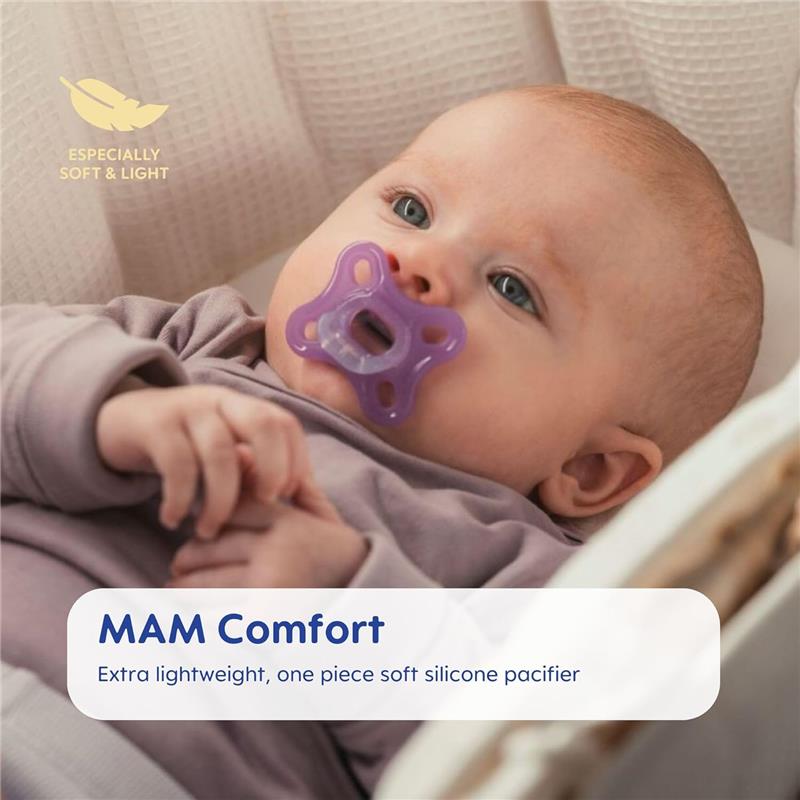 Mam - 3Pk Newborn Variety Pack Unisex Pacifier, 0/3M Image 4