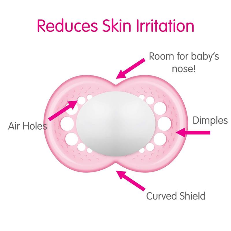 Mam - 2Pk Original Night Baby Pacifier, Glows in The Dark, Colors May Vary Image 7