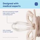 MAM Original Start Matte Baby Pacifiers 0-3 Mths, BPA-Free Skin Soft Silicone Nipple, Developed with Medical Experts Specially for Smaller Newborn  Image 2