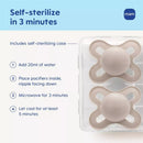 MAM Original Start Pacifier Matte Non-Deco Girl 2 Pack 0-3 Months Image 5