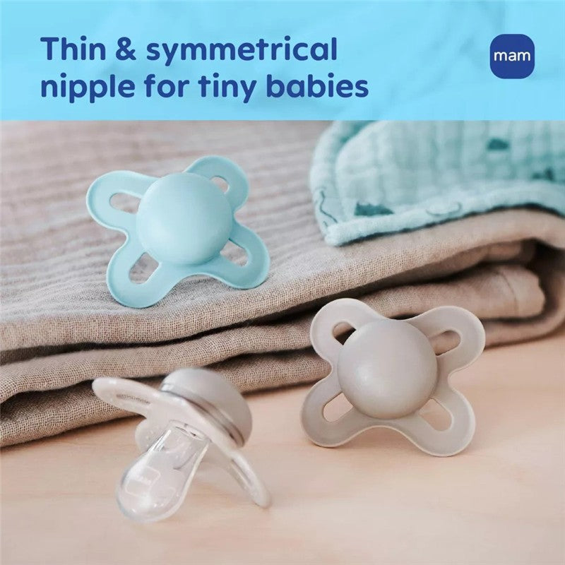 MAM Original Start Pacifier Matte Non-Deco Girl 2 Pack 0-3 Months Image 7