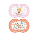 Mam - Pearl Collection Pacifier 2Ct 6+ M Girl Image 1