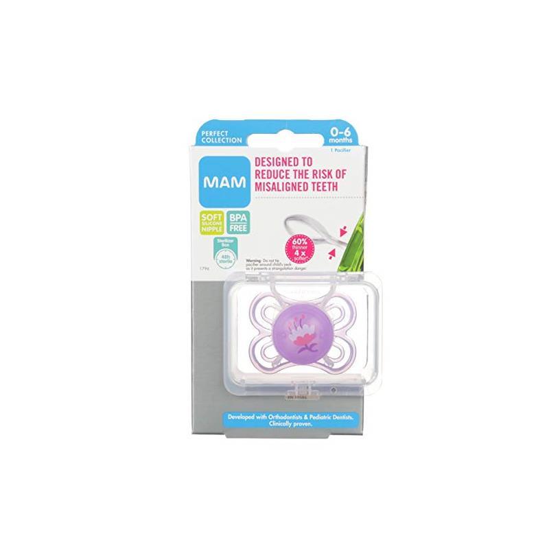 Mam - Perfect Baby Girl Pacifier 6M+ Image 2