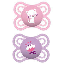 MAM Perfect Pacifiers 0-6 Months 2pk- Colors and Styles May Vary and Image 2