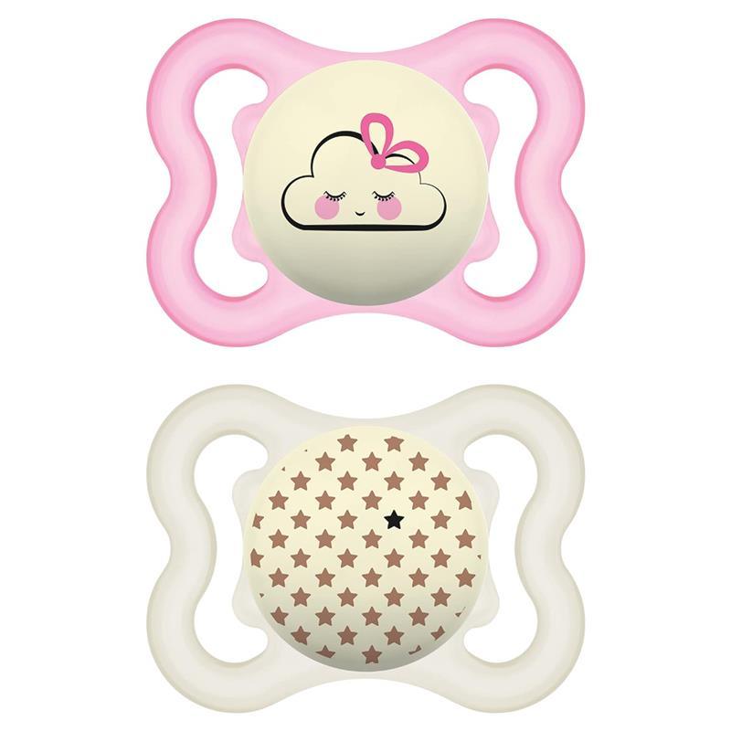 Mam - Supreme Night Pacifier 0-6 Months, Girl Image 1