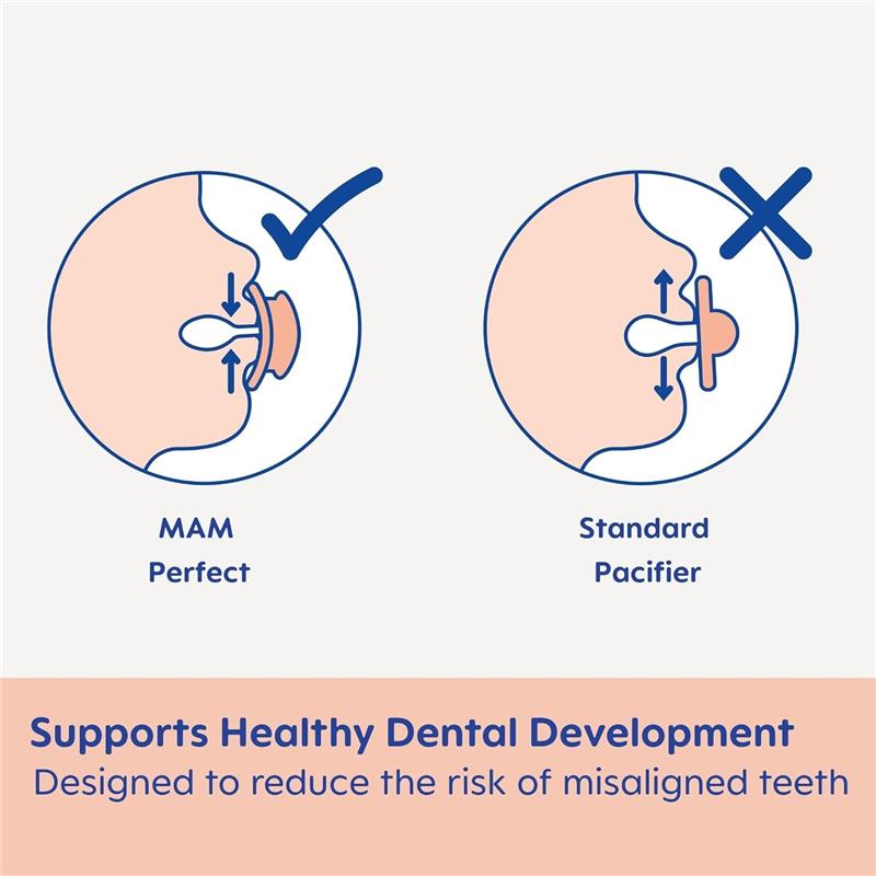 Mam - 2Pk Supreme Night Baby Pacifier Gir, 0/6M Image 5