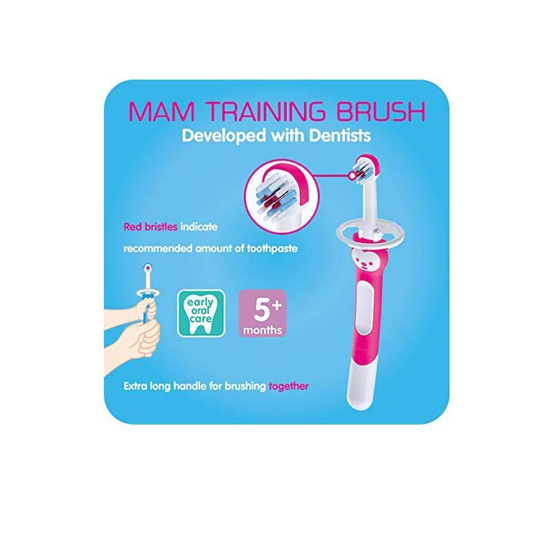 MAM Training Toothbrush 5+M - Blue Image 4