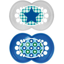 Mam - 2Pk Silicone Pacifier 6/16M, Colors May Vary Image 1
