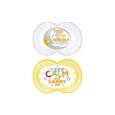 Mam Unisex Attitude Pacifiers, 6M+ - Assorted Colors and Styles Image 1