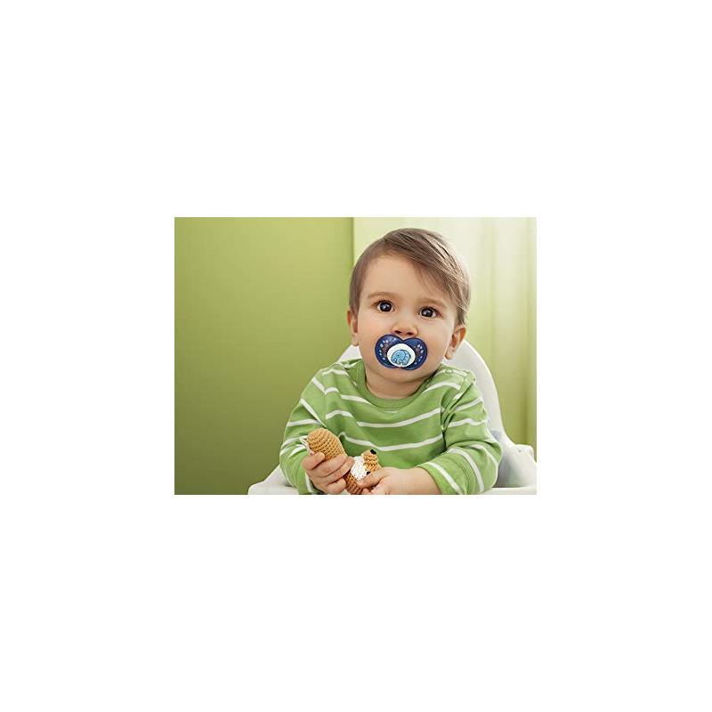 Mam Neutral Turtle Clear Pacifiers, 6M+ Image 3