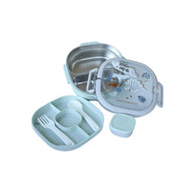 Marcus & Marcus - Stainless Steel Lunch Box (2 Tier), Olive Green Image 2