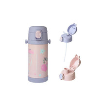 Marcus & Marcus - Straw & Spout Insulated Water Bottle, Pink Image 1