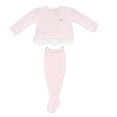 Martin Aranda - 2 Pcs: Jumper & Leggings Knit Girl Calais, BEIGE Image 1